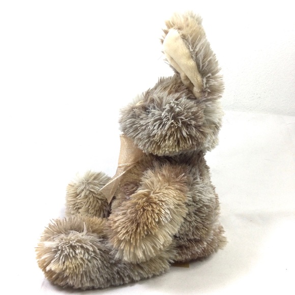 Dan Dee Beautiful Fluffy Rabbit Cream and Tan Bunny Plush. - Picture 4 of 10
